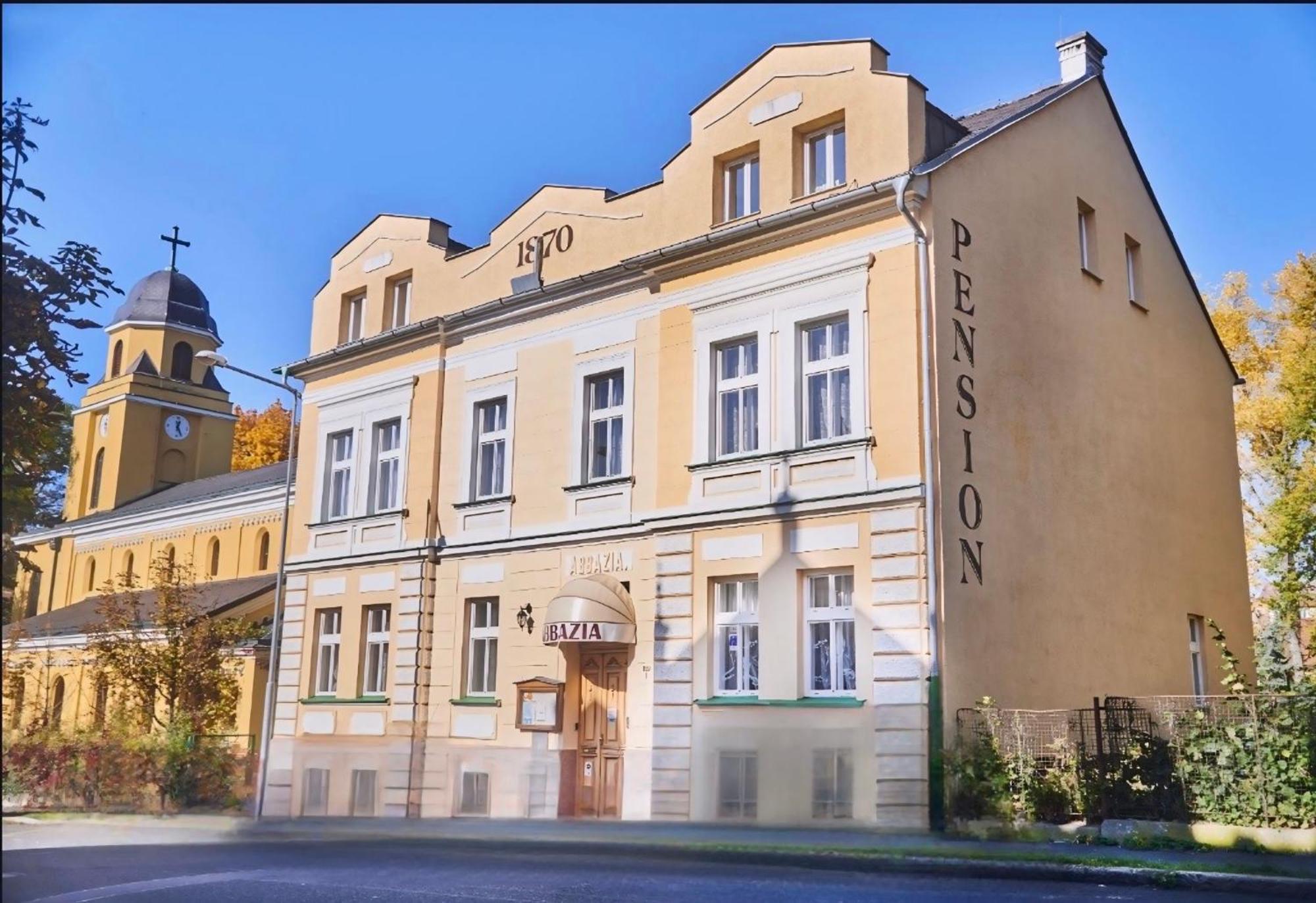 Pension Abbazia Františkovy Lázně Exterior foto